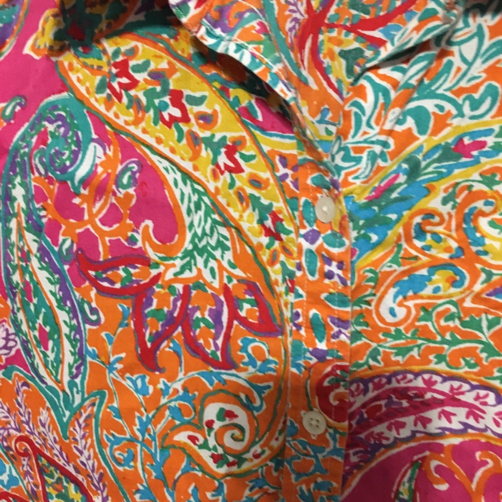 Lauren Ralph Lauren large floral blouse - Picture 6 of 7